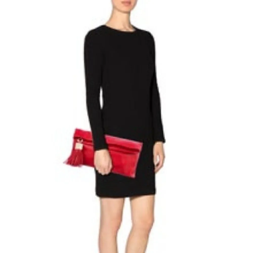 India Hicks Carmen Clutch - Red - NEW